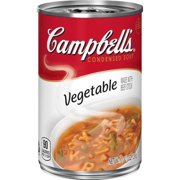 Campbells Campbell's Condensed Soup Red & White Vegetable 10.5 oz. Can, PK12 000017965 - main
